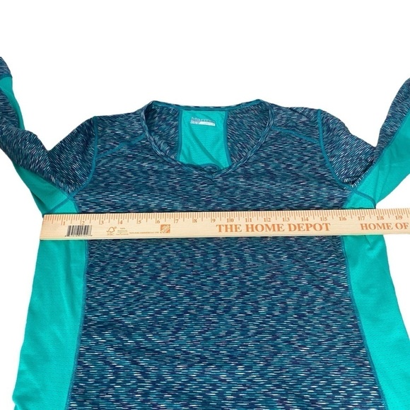 Marmot Women’s Teal Blue Long Sleeve Athletic Tech Top Size L - Picture 8 of 12